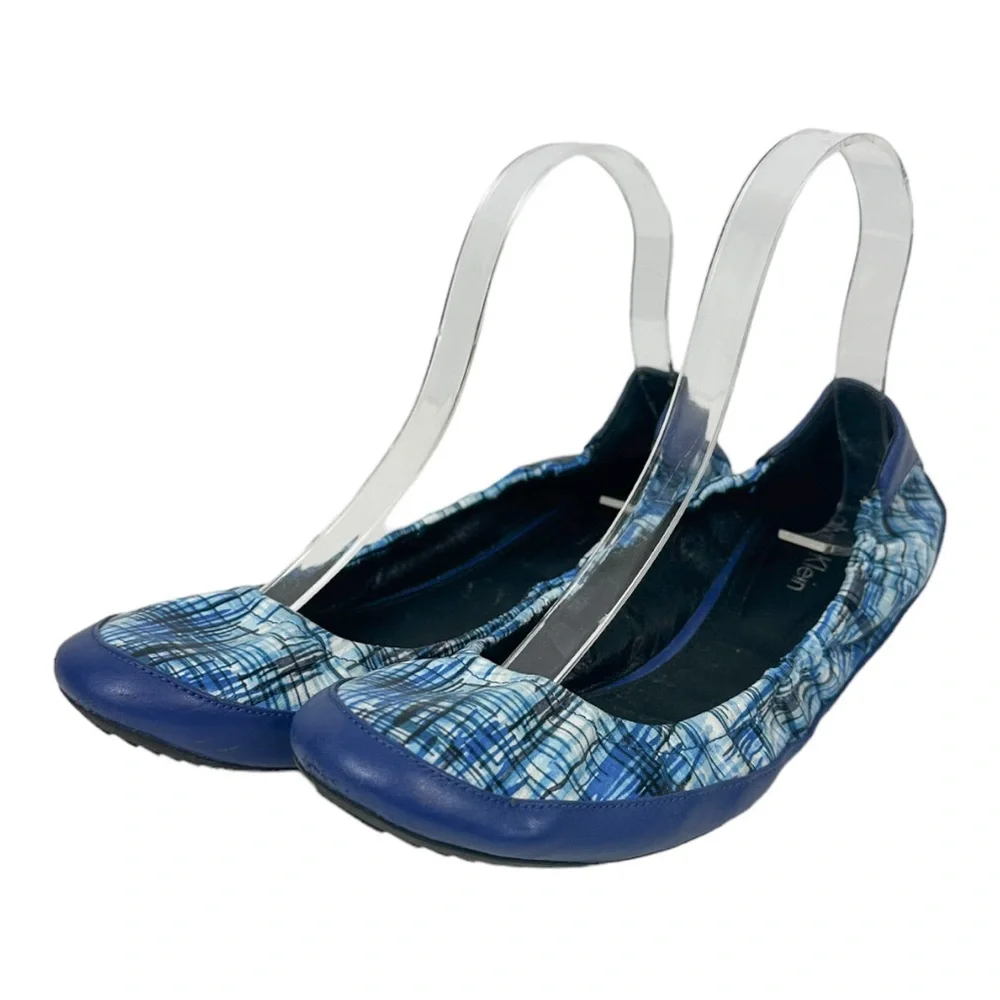 Calvin Klein Anabelle Ballet Flats Blue Size 8.5